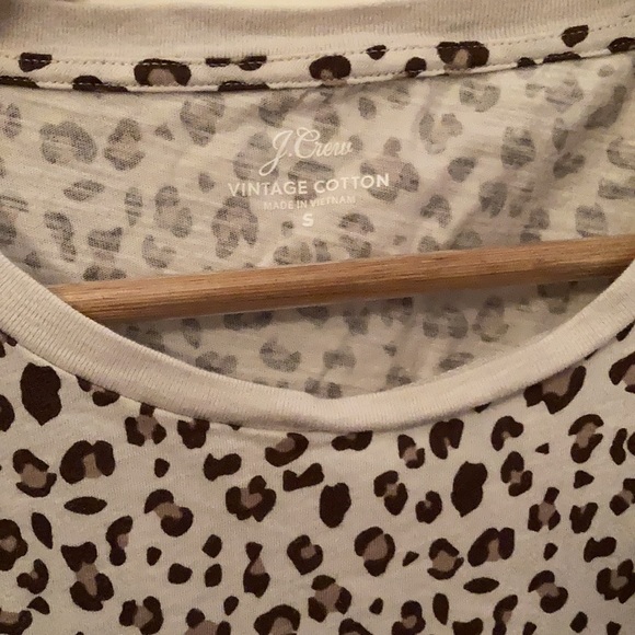 J. Crew vintage cotton 🐆 tee, S - Picture 2 of 2
